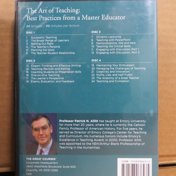 The Great Courses The Art of Teaching Master Educator Guidebook DVD & Transcript - Picture 8 of 16